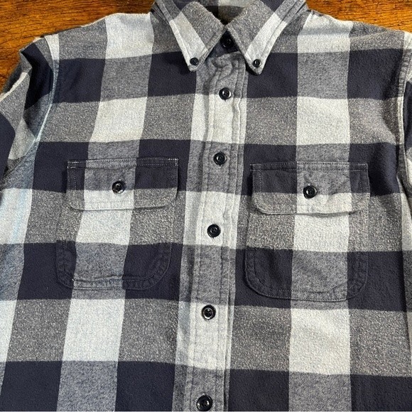 Abercrombie & Fitch XS Flannel shirt soft button down check soft very good cond - Picture 7 of 10
